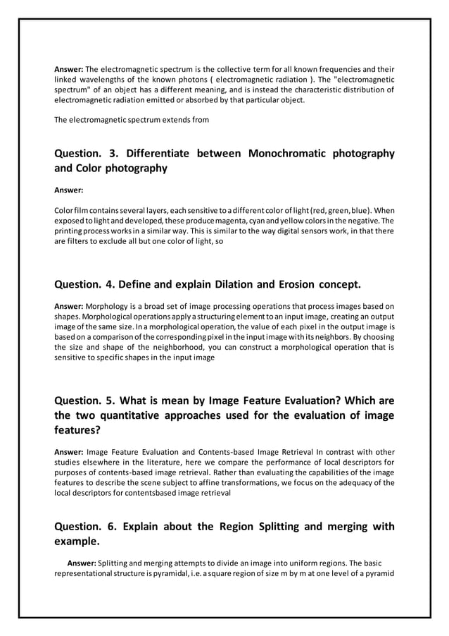 Mc0086 Digital Image Processing PDF Mc0086 digital image processing pdf