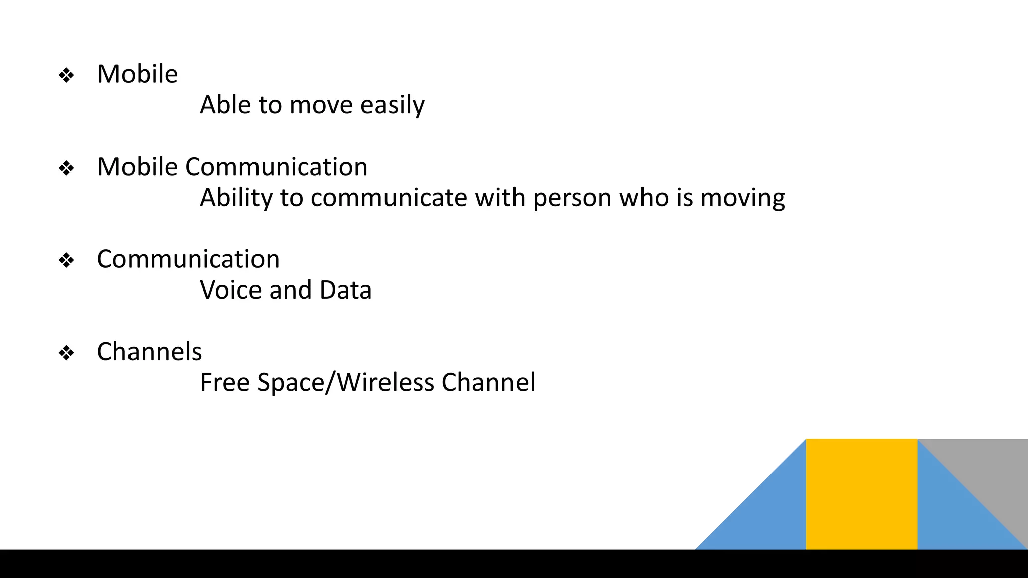 Mobile communication - Introduction | PPT