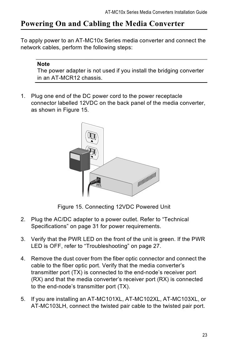 At Mc102xl Media Converter At Mc102xl Media Converter