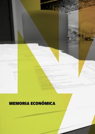 MEMORIA ECONÓMICA
 