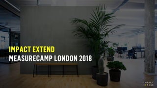 IMPACT EXTEND
MEASURECAMP LONDON 2018
 