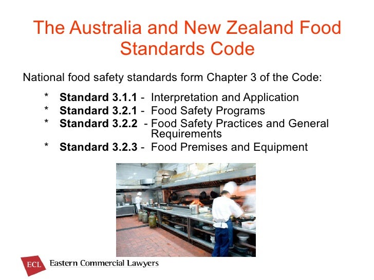 The Australian New Zealand Food Standards Code The Australian New Zealand Food Standards Code