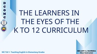 Teaching English in Elementary Grades MC | PPTX