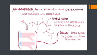 The structure of lipids and it's components | PPTX