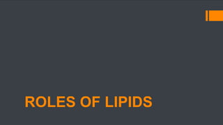 The structure of lipids and it's components | PPTX