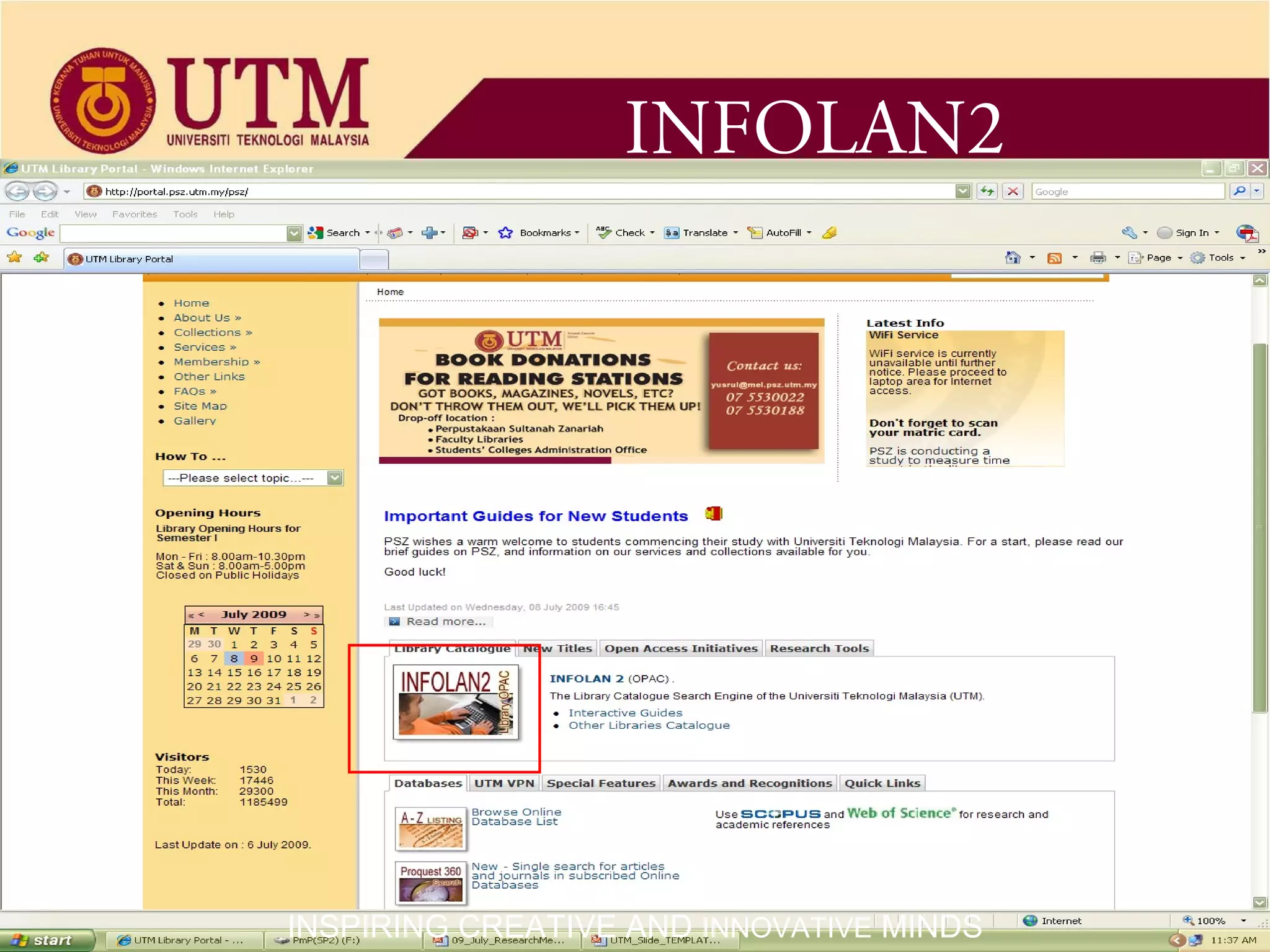 INFOLAN2




INSPIRING CREATIVE AND INNOVATIVE MINDS
 