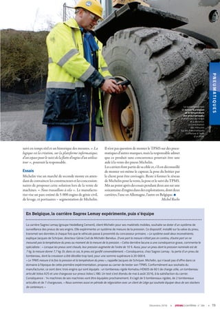 Michelin surveille les pneus des engins de carrière à distance | PDF