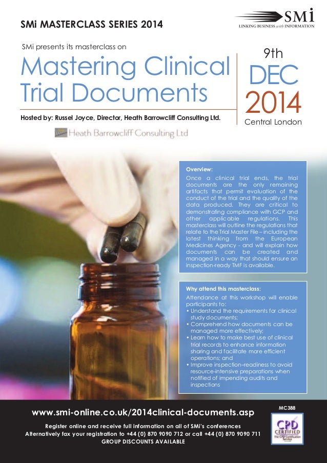 Mastering clinical trial documents