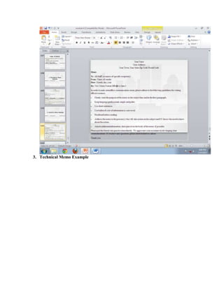 3. Technical Memo Example
 