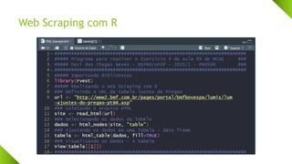 Web Scraping com R
 