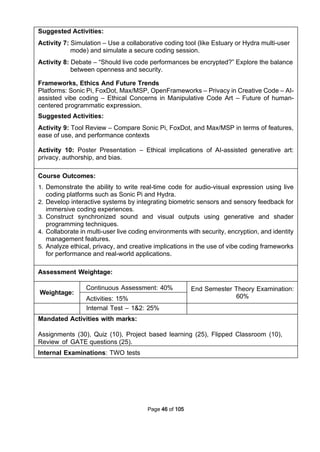 syllabus for mca regulation 2025 anna university | PDF