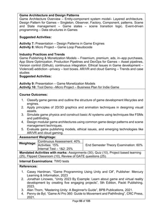syllabus for mca regulation 2025 anna university | PDF
