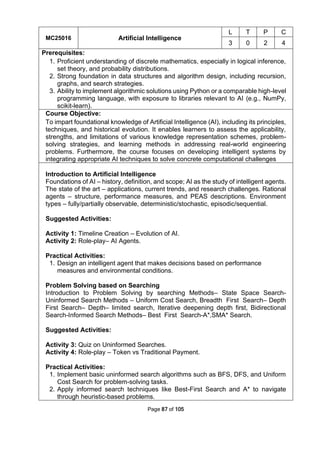 syllabus for mca regulation 2025 anna university | PDF