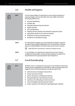 Code of Safe Working Practices for Merchant Seafarers (COSWP) - 2025 ...
