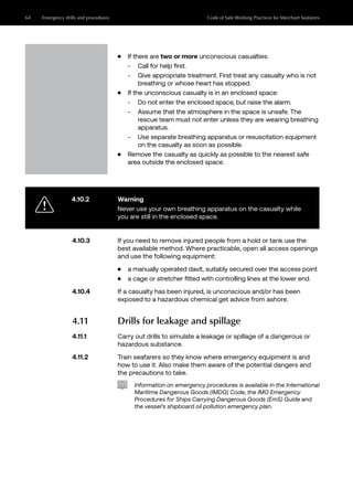 Code of Safe Working Practices for Merchant Seafarers (COSWP) - 2025 ...
