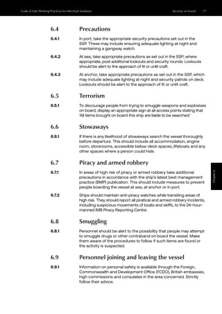 Code of Safe Working Practices for Merchant Seafarers (COSWP) - 2025 ...