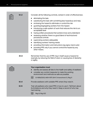 Code of Safe Working Practices for Merchant Seafarers (COSWP) - 2025 ...