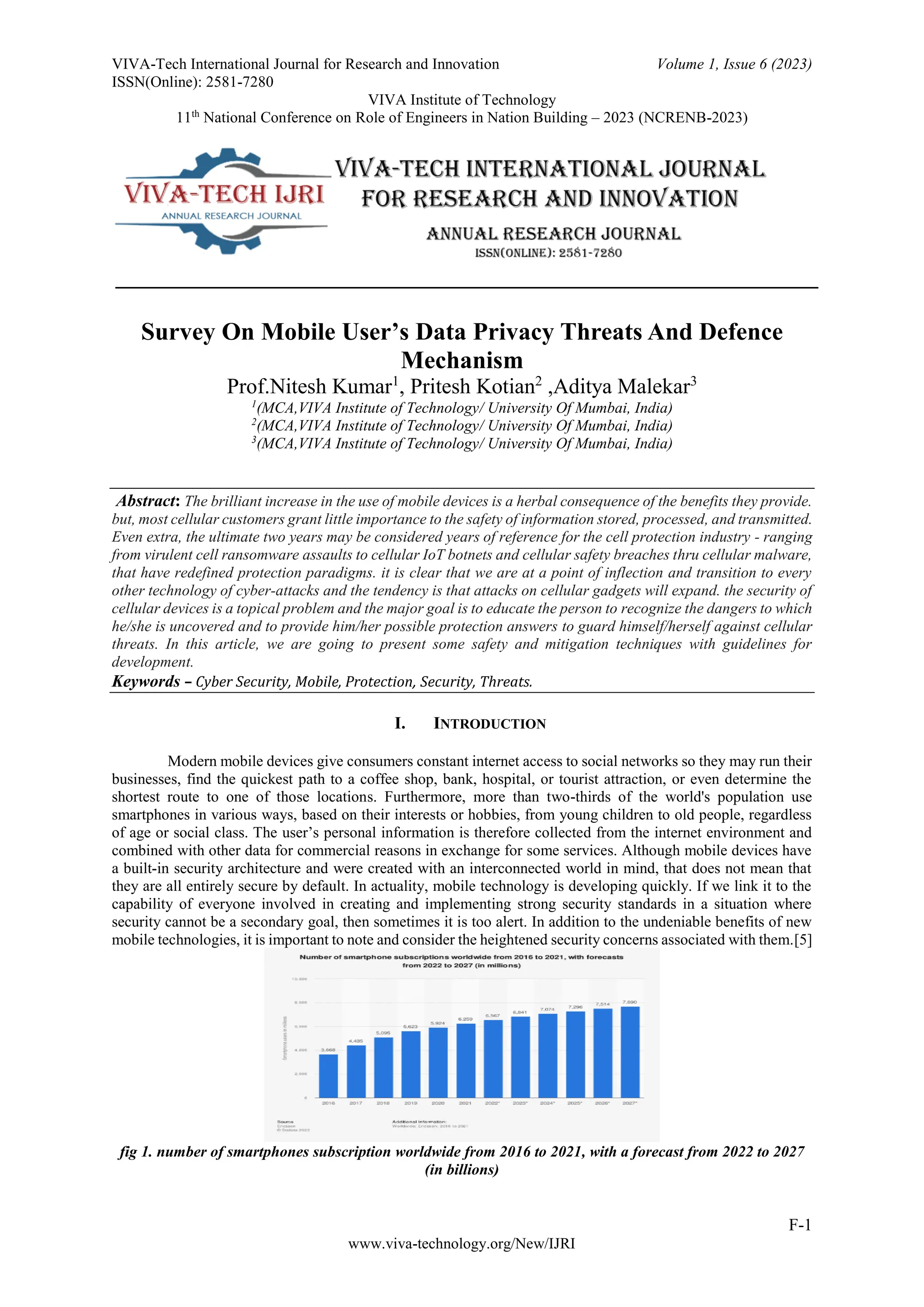 Survey On Mobile User’s Data Privacy Threats And Defence Mechanism ...