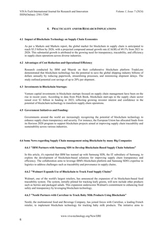 Application of Blockchain in Supply Chain Management | PDF