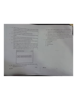 BPUT MCA 4th sem 2013