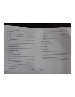 BPUT MCA 4th sem 2013