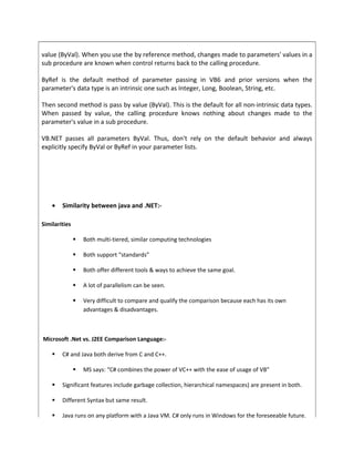 Mca 504 dotnet_unit1 | DOC