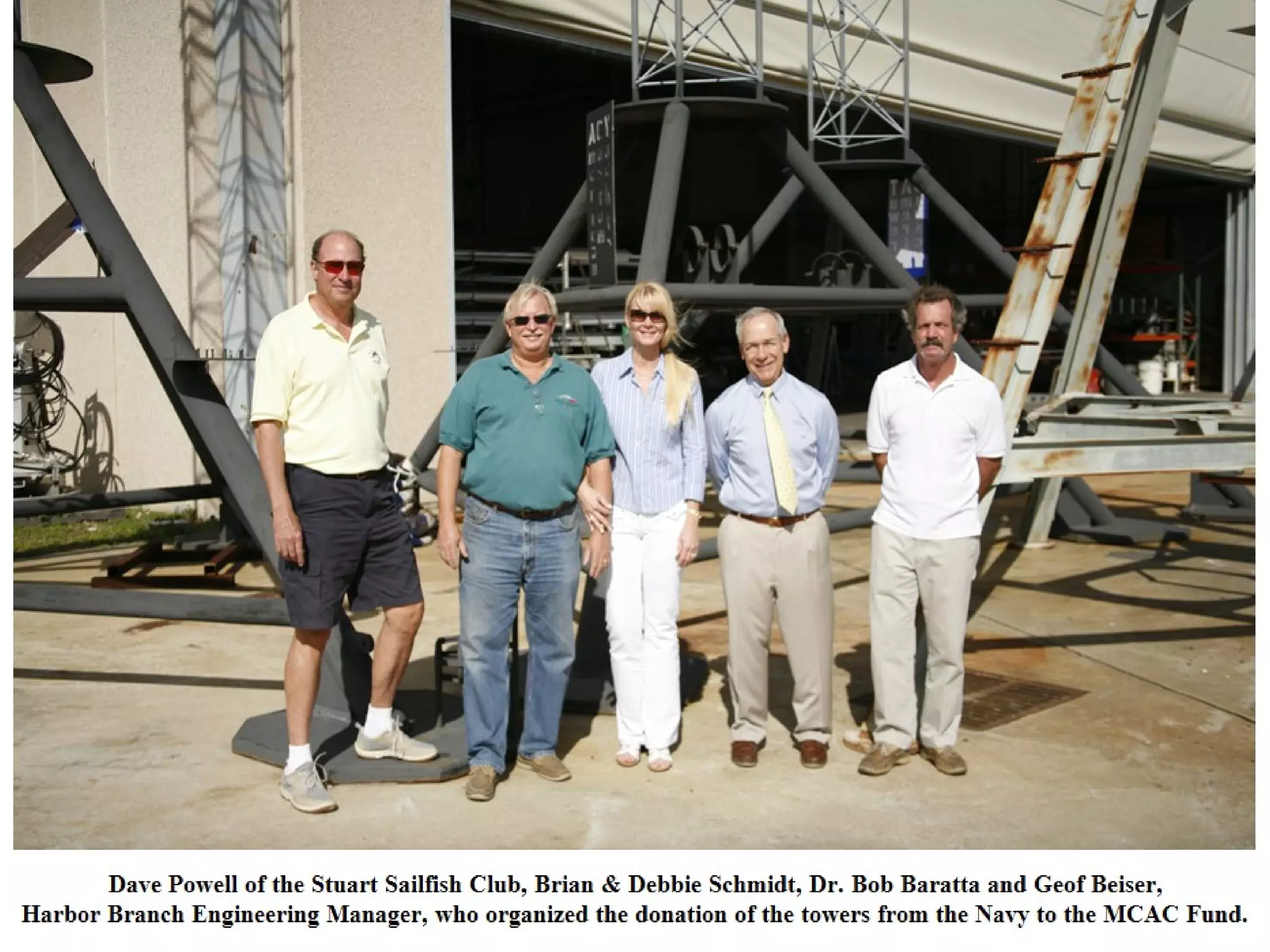 Group at HBOI with Towers 