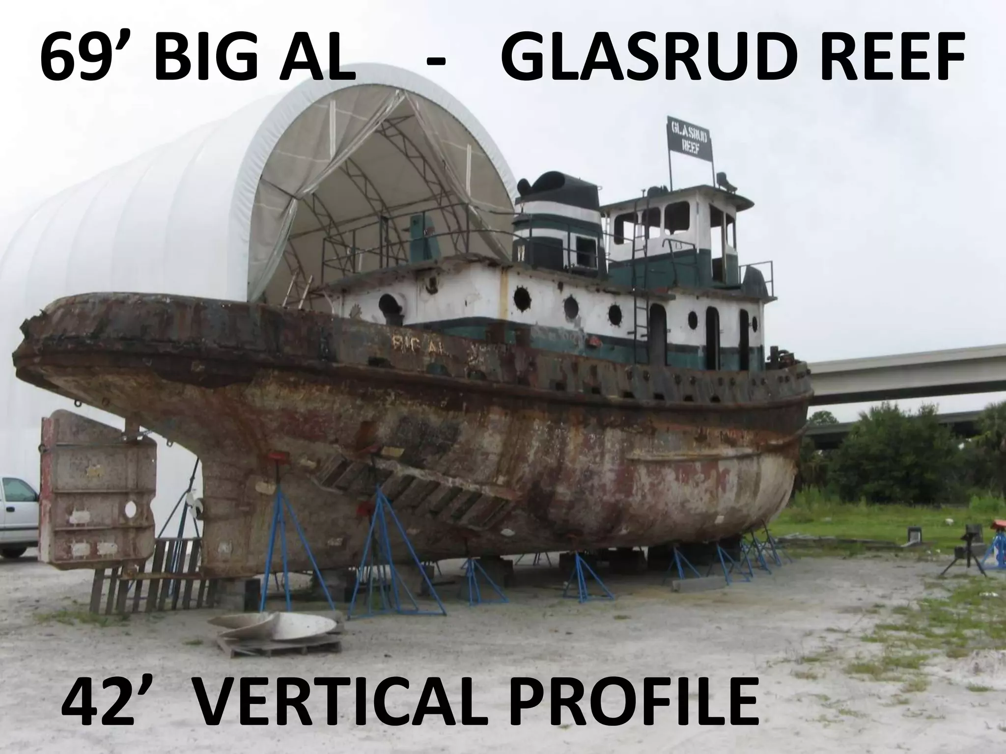 69’ BIG AL    -   GLASRUD REEF42’  VERTICAL PROFILE