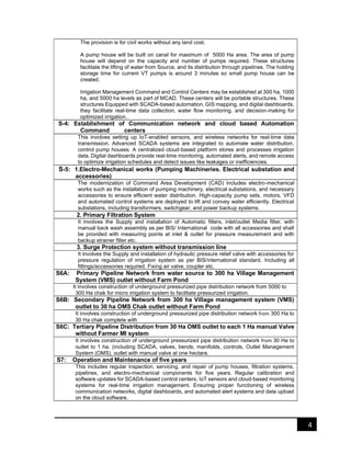 MCAD-SOP, Modernization of Command area Development | PDF