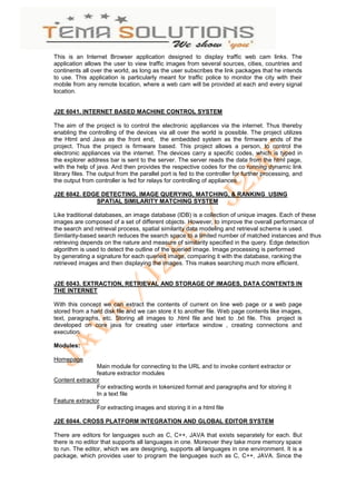 Mca & diplamo java titles | PDF