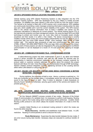 Mca & diplamo java titles | PDF