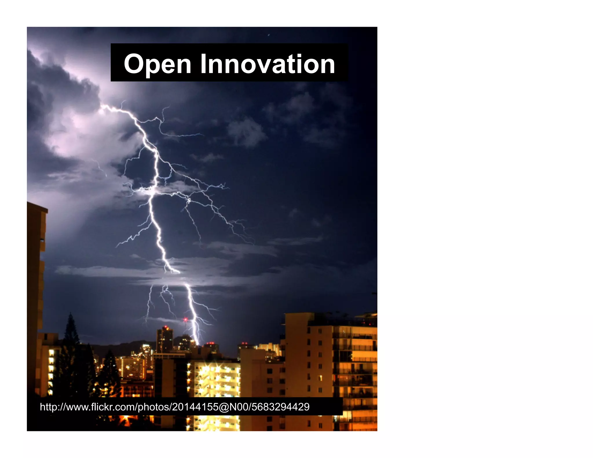 Open Innovation




http://www.flickr.com/photos/20144155@N00/5683294429
 