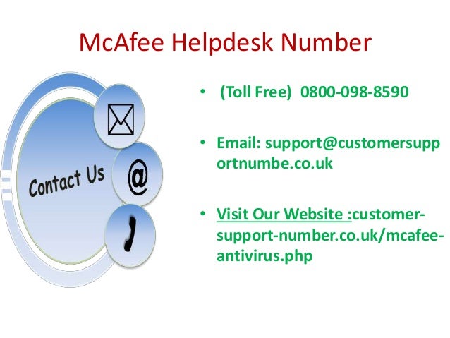 Mcafee Helpdesk Number