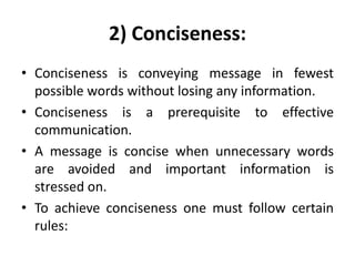 Concisel Message Mca i ecls_u-3_corporate communication | PPTX