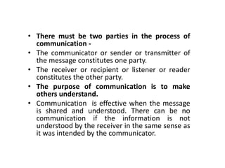 Mca i ecls_u-3_corporate communication | PPTX
