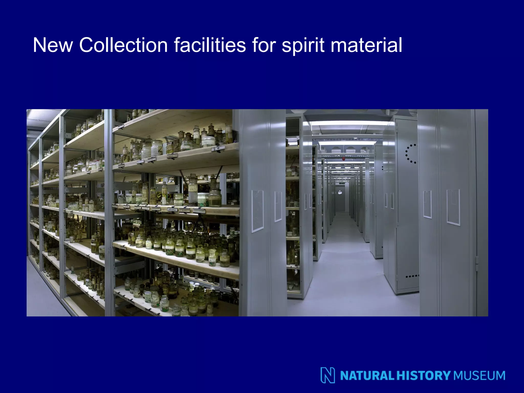 New Collection facilities for spirit material

 