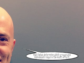 that helps determine which groups and
 individuals require the most effort
 