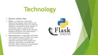 responses python flask at nelson roberto blog Images... Comprehensive Movie Recommendation System Using Python and Flask | PPTX