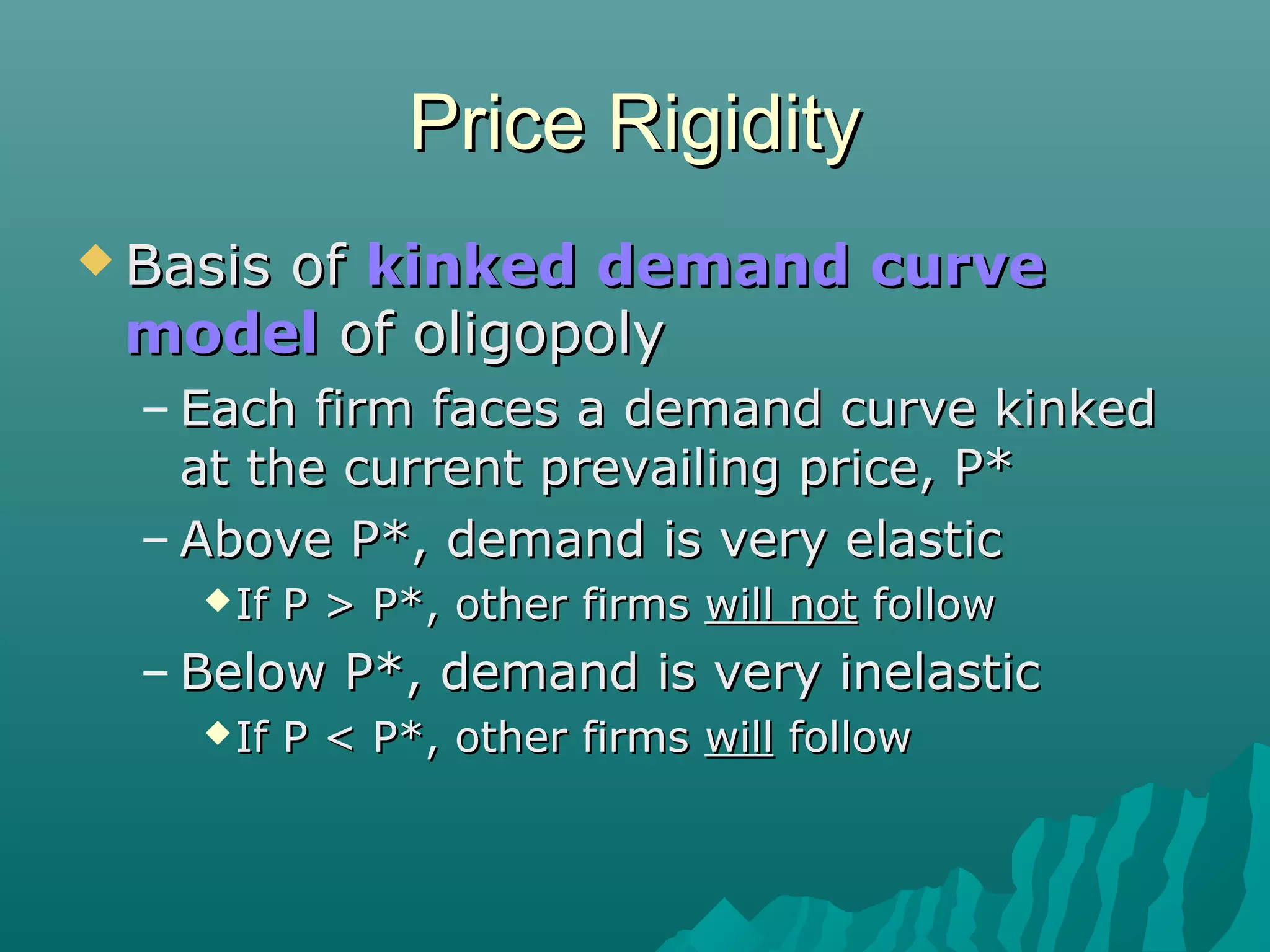 Price Rigidity Diagram Monopolistic competition and oligopoly | PPT