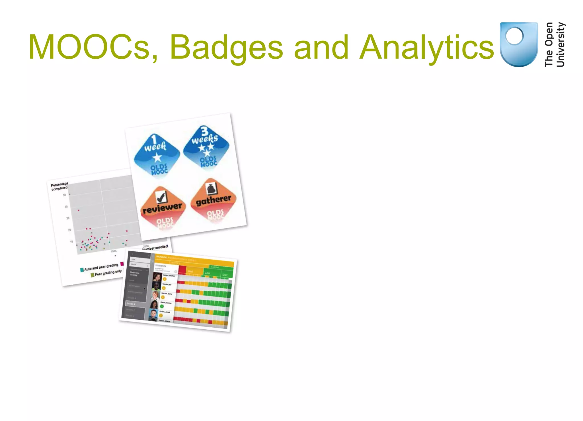 MOOCs, Badges and Analytics

 