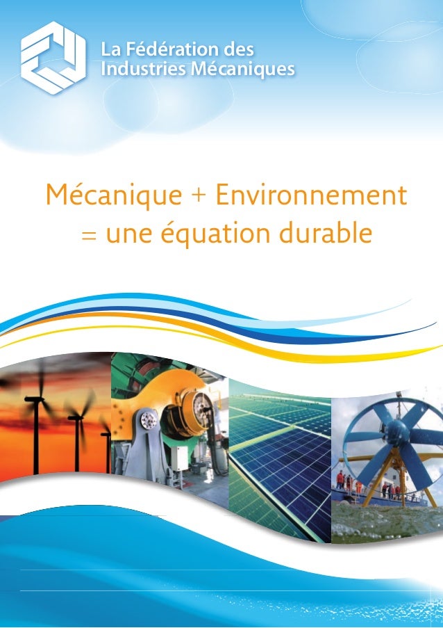 Mecanique Environnement Une Equation Durable