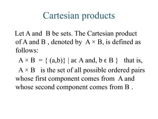 power set,disjunction,cartesian products | PPTX