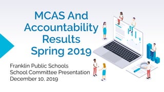 MCAS And
Accountability
Results
Spring 2019
Franklin Public Schools
School Committee Presentation
December 10, 2019
 