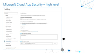 Microsoft 365 and Microsoft Cloud App Security | PPTX