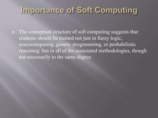 MCA Soft Computing ppt.pptx | Artificial Intelligence | Technology ...