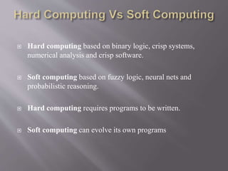MCA Soft Computing ppt.pptx | Artificial Intelligence | Technology ...