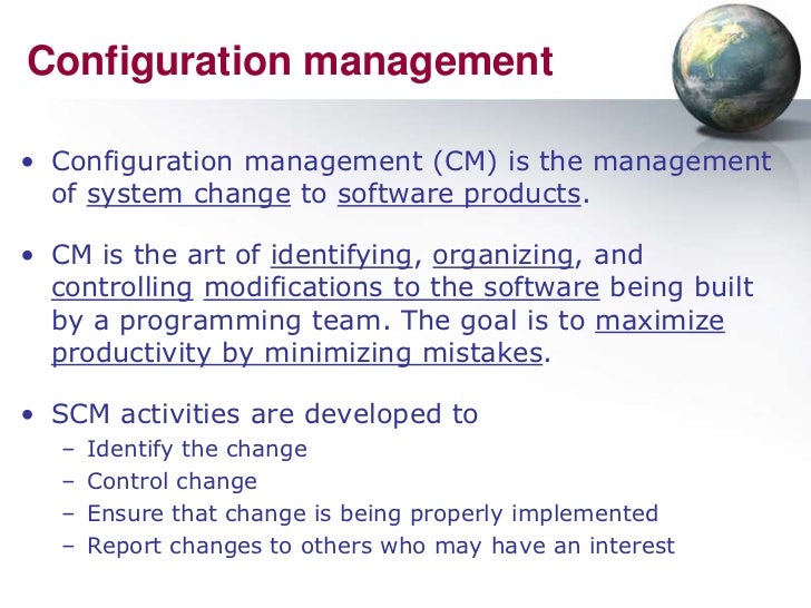 software configuration management resumes