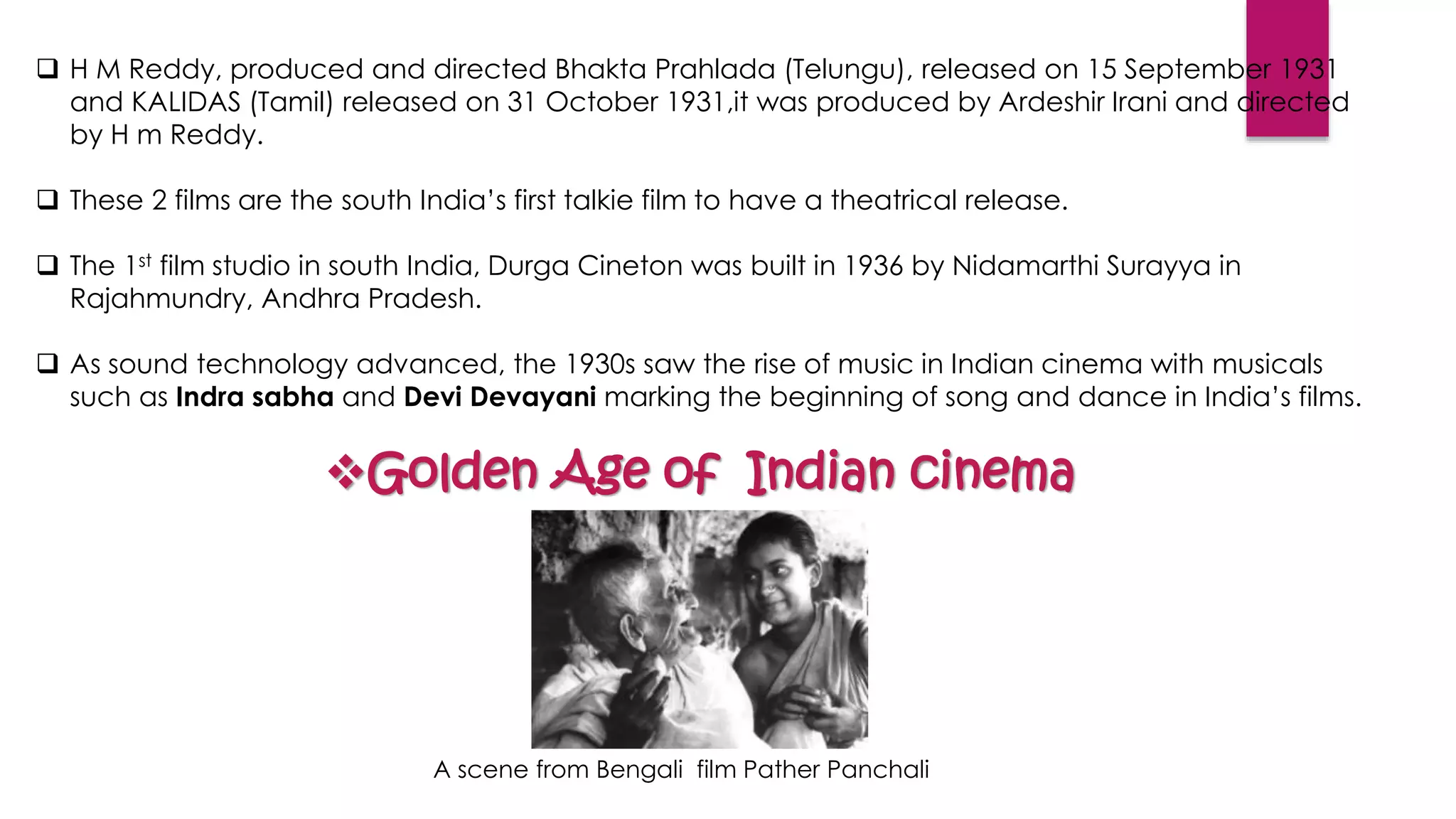 Introduction & Development Of Film In India | PPTX