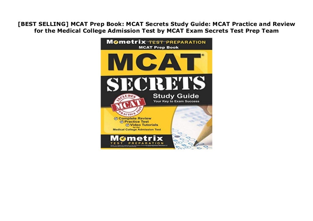 [BEST SELLING] MCAT Prep Book MCAT Secrets Study Guide MCAT Practice