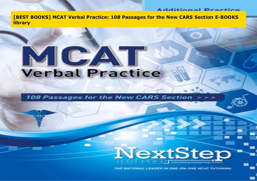 [BEST BOOKS] MCAT Verbal Practice 108 Passages for the